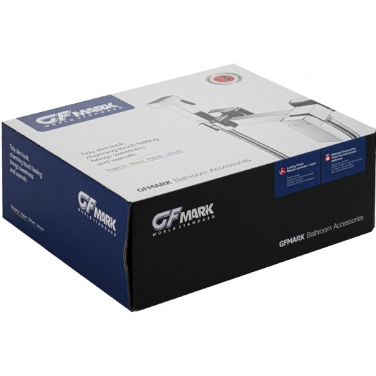 Смеситель с гигиенической лейкой GFmark ART20481 нержавеющая сталь Хром