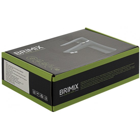 Смеситель для раковины BRIMIX ART597-GR АБС пластик Графит