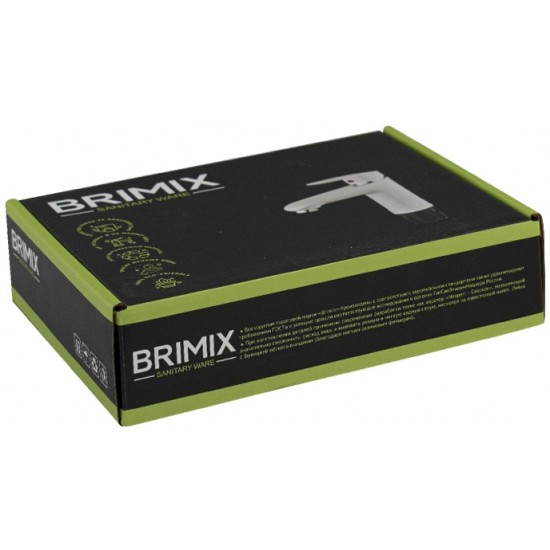 Смеситель для раковины BRIMIX ART5979 АБС пластик Белый