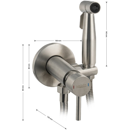 Гигиенический душ MAGNUS ART2072 нержавеющая сталь
